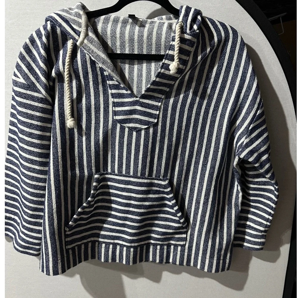 J. Crew striped hoodie